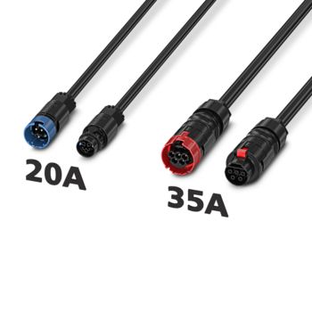Connecteurs d'installation de la gamme PRC 20 et 35