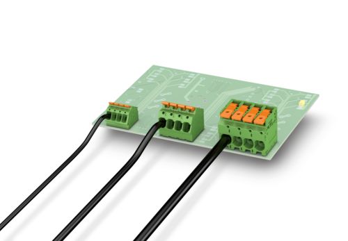 Blocuri terminale pentru circuit imprimat cu acționare prin pârghie