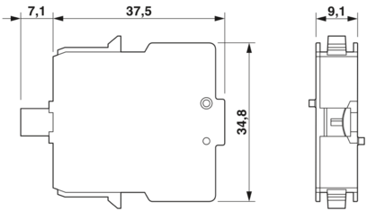 触点模块-PSR-ESS-ACC-CB1-SM-SC