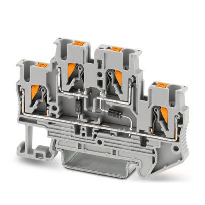 PTTB 2,5-2DIO/OL-U/OR-U - Bauelementreihenklemme