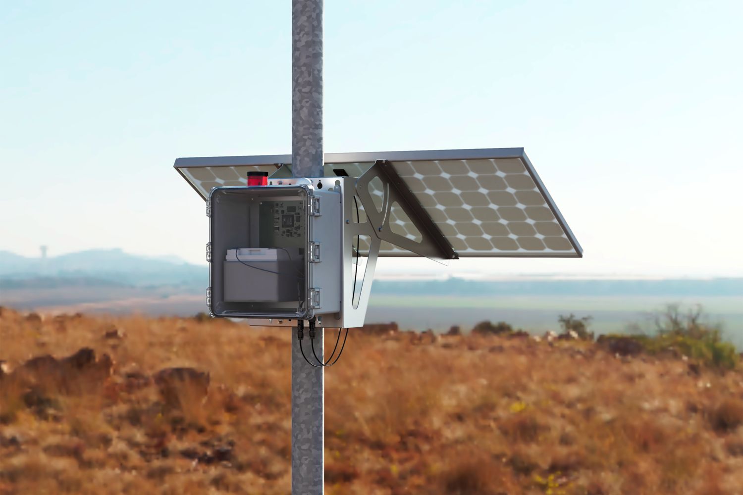Carte d'images interactive&nbsp;: système d'alimentation solaire off-grid 