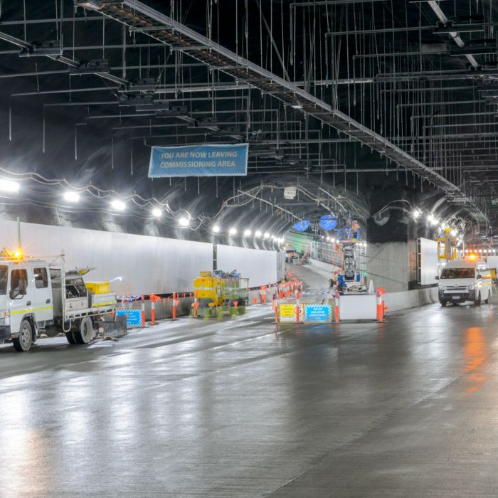 Commissioning of the tunnel lighting in the NorthConnex tunnel  