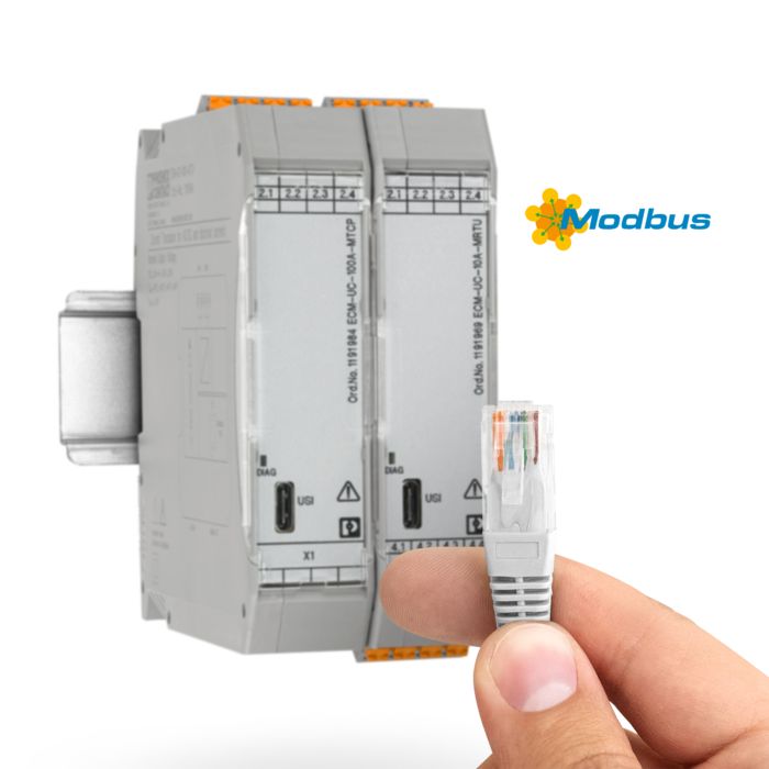 ECM current measuring transducers with digital interfaces