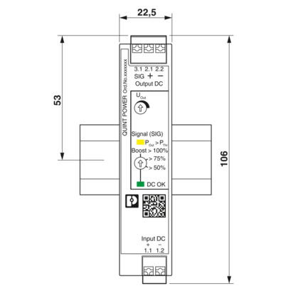 DC/DC转换器-QUINT4-PS/12-24DC/24DC/1.3/PT