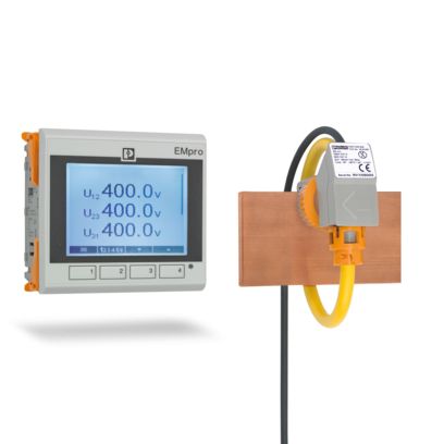 Energy monitoring with energy measuring devices