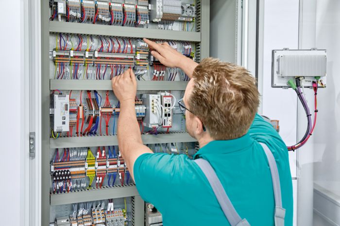 Instalación en el armario de control