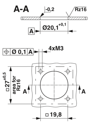 设备连接器 板前安装-M23-12P1N12W500S