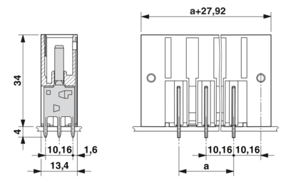 PCB插座-PCV 6-16/ 2-G1F-10,16