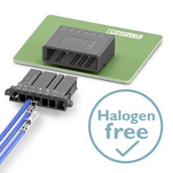 Conectores cable a placa de plástico sin halógenos