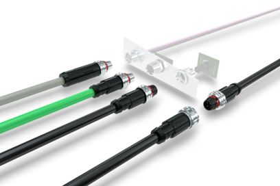 Konfeksjonerte M12-Push-Pull-ledninger