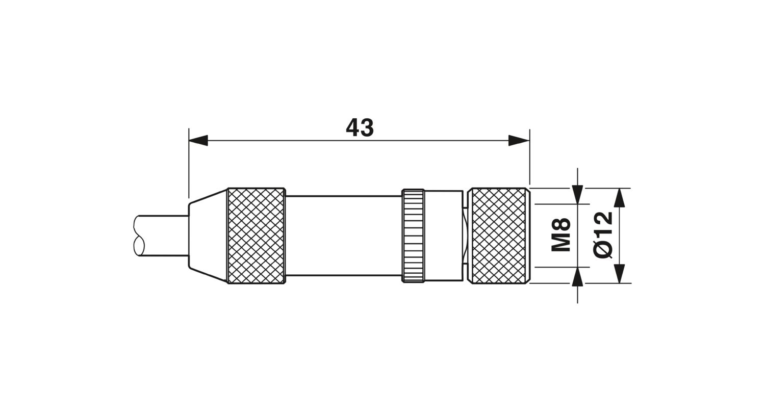 SACC-M 8FS-4CON-M-SH - Connector - 1506930 | Phoenix Contact