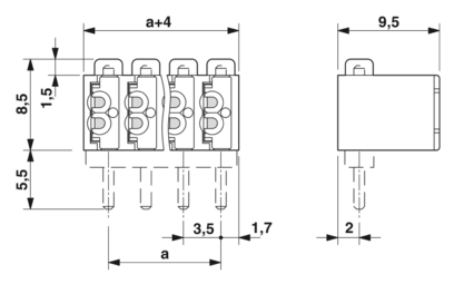PCB 插拔式连接器-FK-MPT 0,5/14-ST-3,5