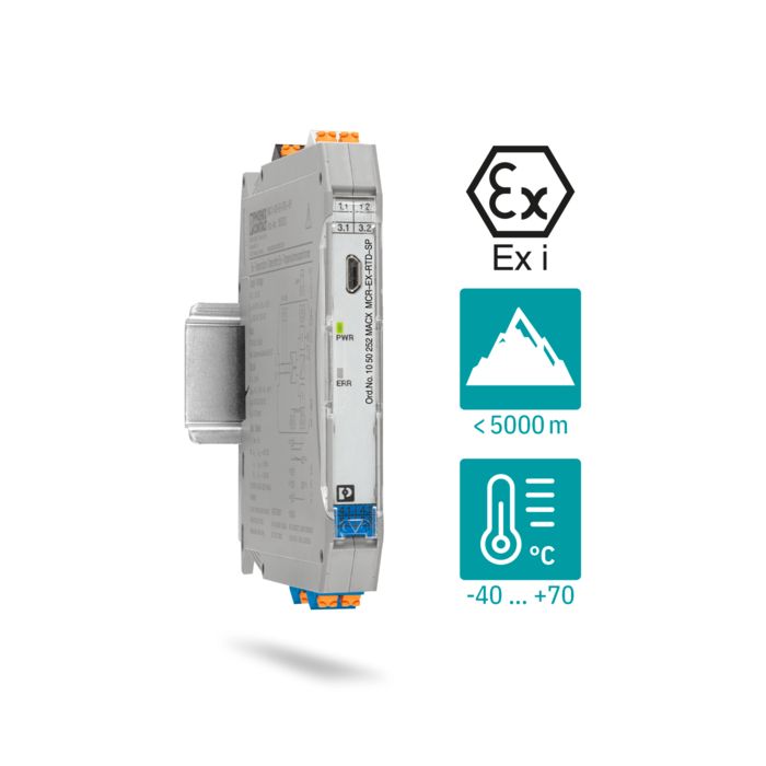 MACX Analog signal conditioners and measuring transducers with explosion protection pictograms