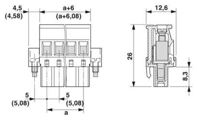 插拔式连接器-BCVP-508WF- 6 GN