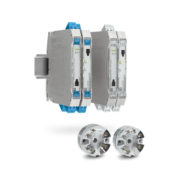 Field devices and loop-powered temperature transducers