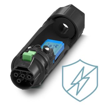 Os conectores DC da série ArcZero permitem ligações DC seguras