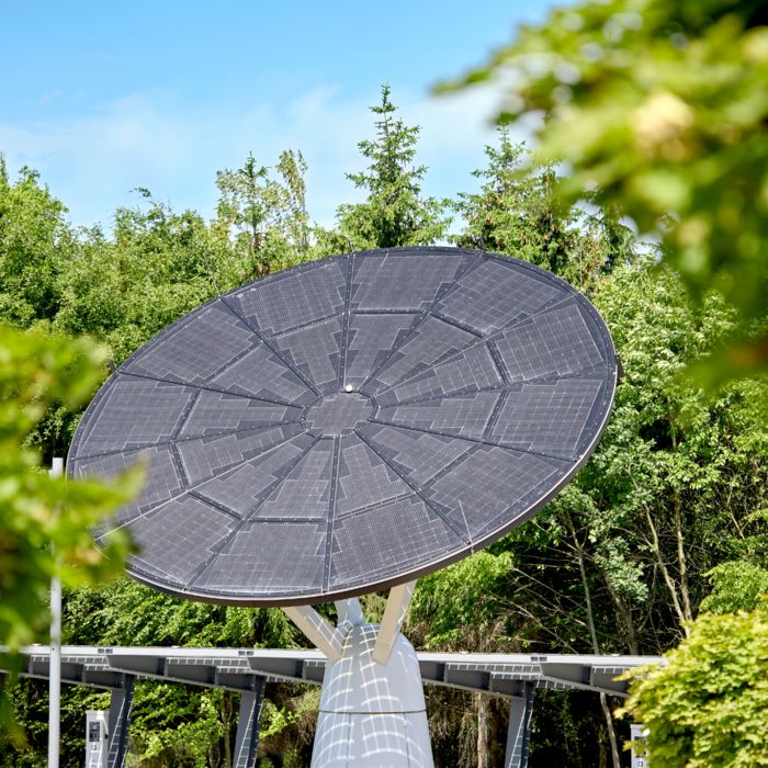 Inseguitore solare nell'All Electric Society Park
