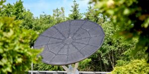 全电气社会园区的光伏跟踪器