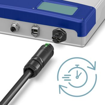 Cablagem de campo com conector DC para a prevenção de arco elétrico