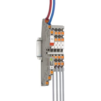 Disjoncteur électronique monocanal PTCB à pontage avec blocs de jonction CLIPLINE complete