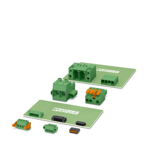 PCB connectors for flexible conductor connections