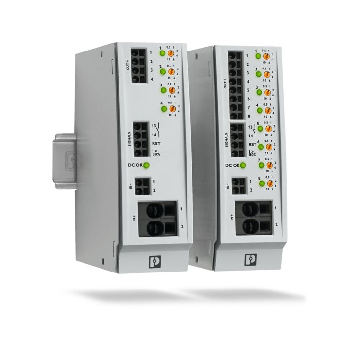 Disjoncteurs électroniques multi-canaux CBM en version 4 et 8 canaux