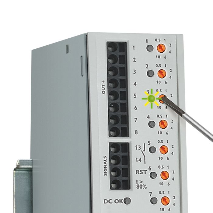 CBM multichannel circuit breaker for overcurrent protection