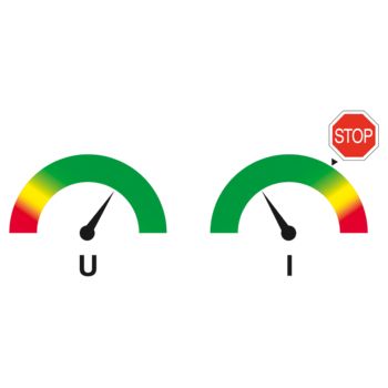 Indication de la tension maximale admissible pour la limitation du courant