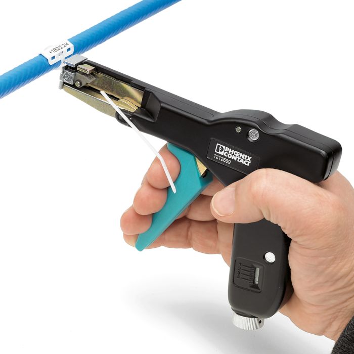 UNIFOX cable tie tool in the hand