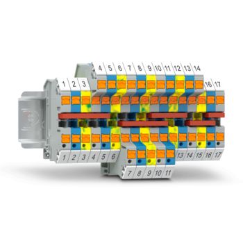 Feed-through and multi-conductor terminal blocks
