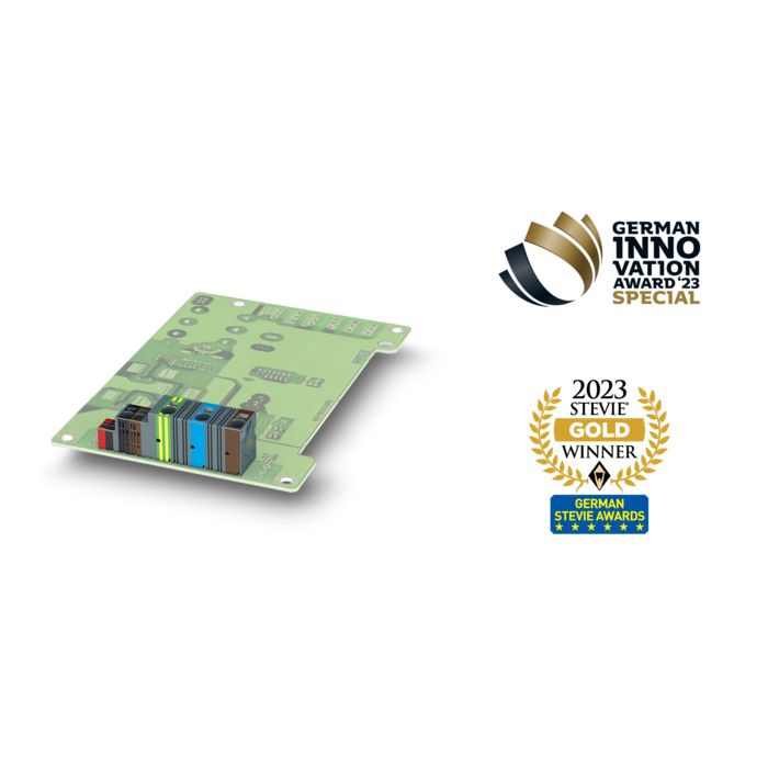 SPT modular з логотипом премії German Innovation Award 2023 та German Stevie Award 2023