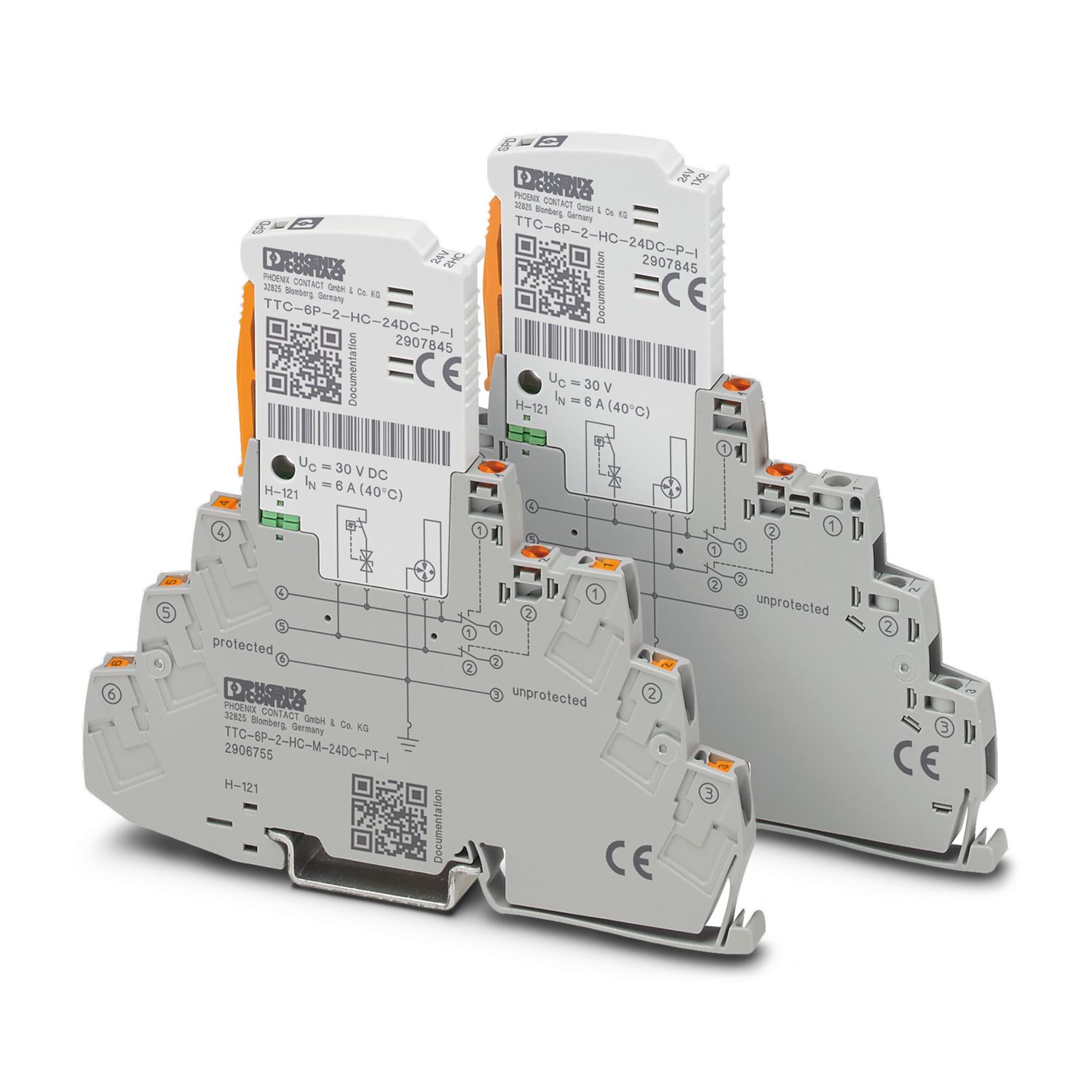 TTC-6P-2-HC-M-24DC-PT-I - Surge protection device - 2906755 TTC-6P-2-HC-M-24DC-PT-I - Surge protection device - 2906755