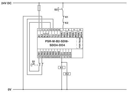 安全模块-PSR-M-B2-SDI8-SDO4-DO4-PI