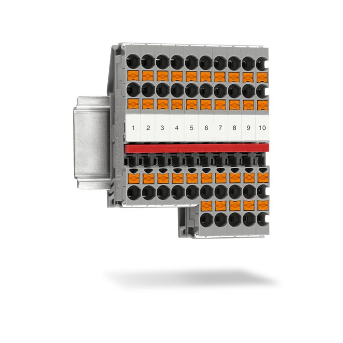 Push-in bağlantılı çok iletkenli klemensler