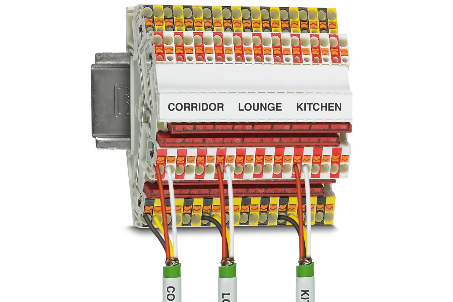 KNX installation terminal blocks