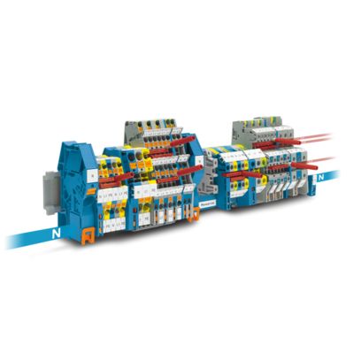 Blocs de jonction pour les coffrets d'installation