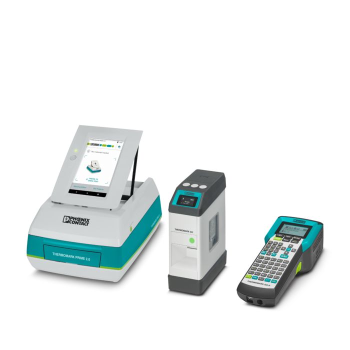 THERMOMARK PRIME, THERMOMARK GO, and THERMOMARK GO.K mobile printing systems