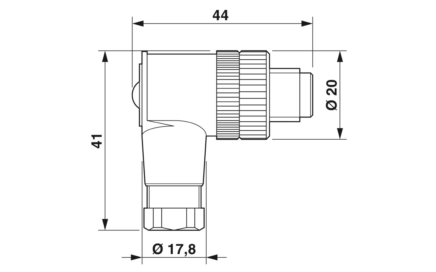 SACC-M12MRS-2PECON-PG 9-M - Power connector - 1419641