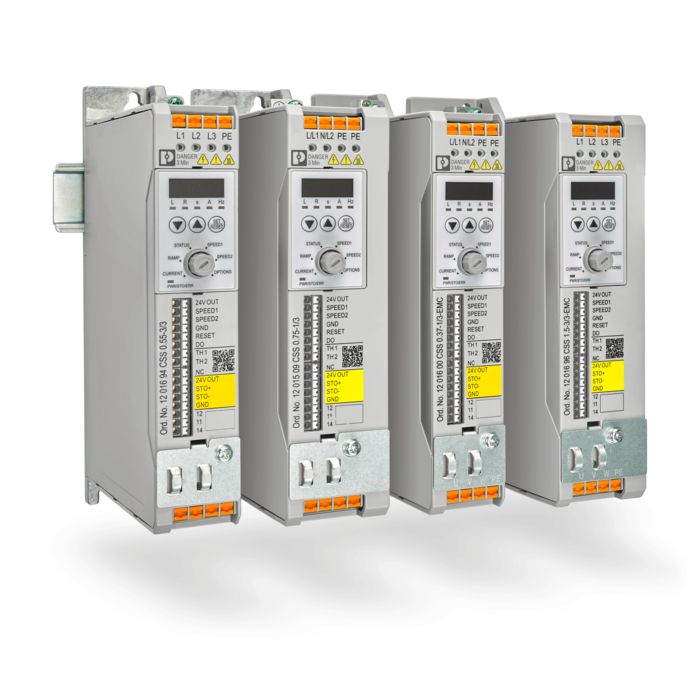 Speed starter versions on the DIN rail