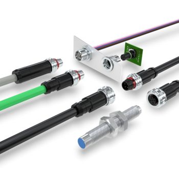 M12 接線搭配 Push-Pull 推拉式快速鎖定系統
