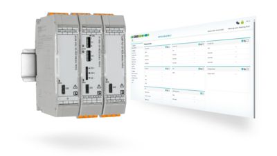 ECM UC current measuring transducers with user-guided web-based management