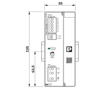 电源-TRIO3-PS/1AC/48DC/10