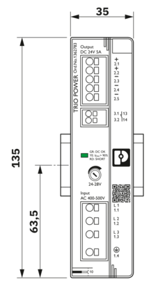 电源-TRIO3-PS/3AC/24DC/5
