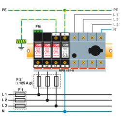 VAL-MS 320/3+1 - Type 2 surge arrester - 2859178 | Phoenix Contact