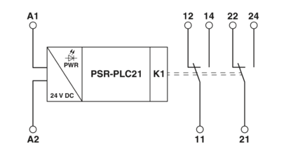 耦合继电器-PSR-PLC21-2CO-24DC-SC