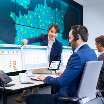 Charging park management in a supervisory control room