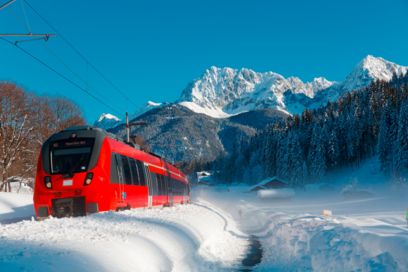 雪中的列车