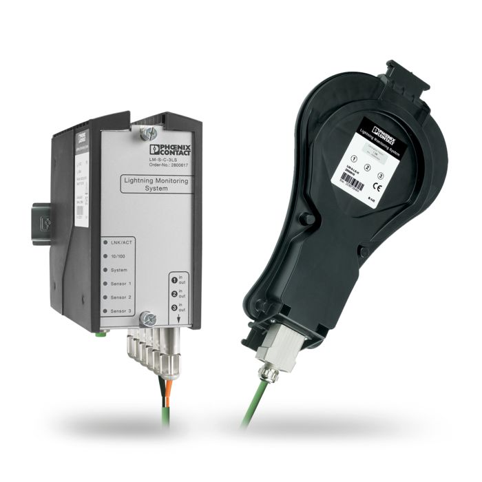 Le système de mesure du courant de foudre LM-S de Phoenix Contact