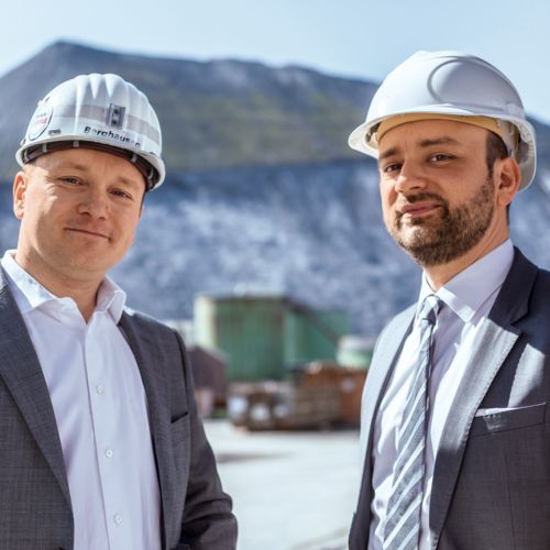 Christian Berghausen (K+S) e Hans Karl Preuss (Gabo IDM)