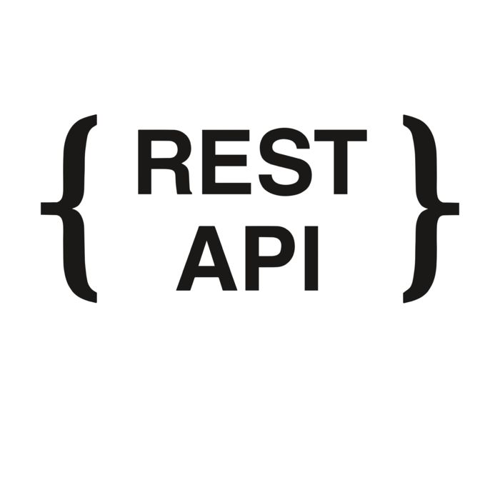 Logo REST, API og JSON